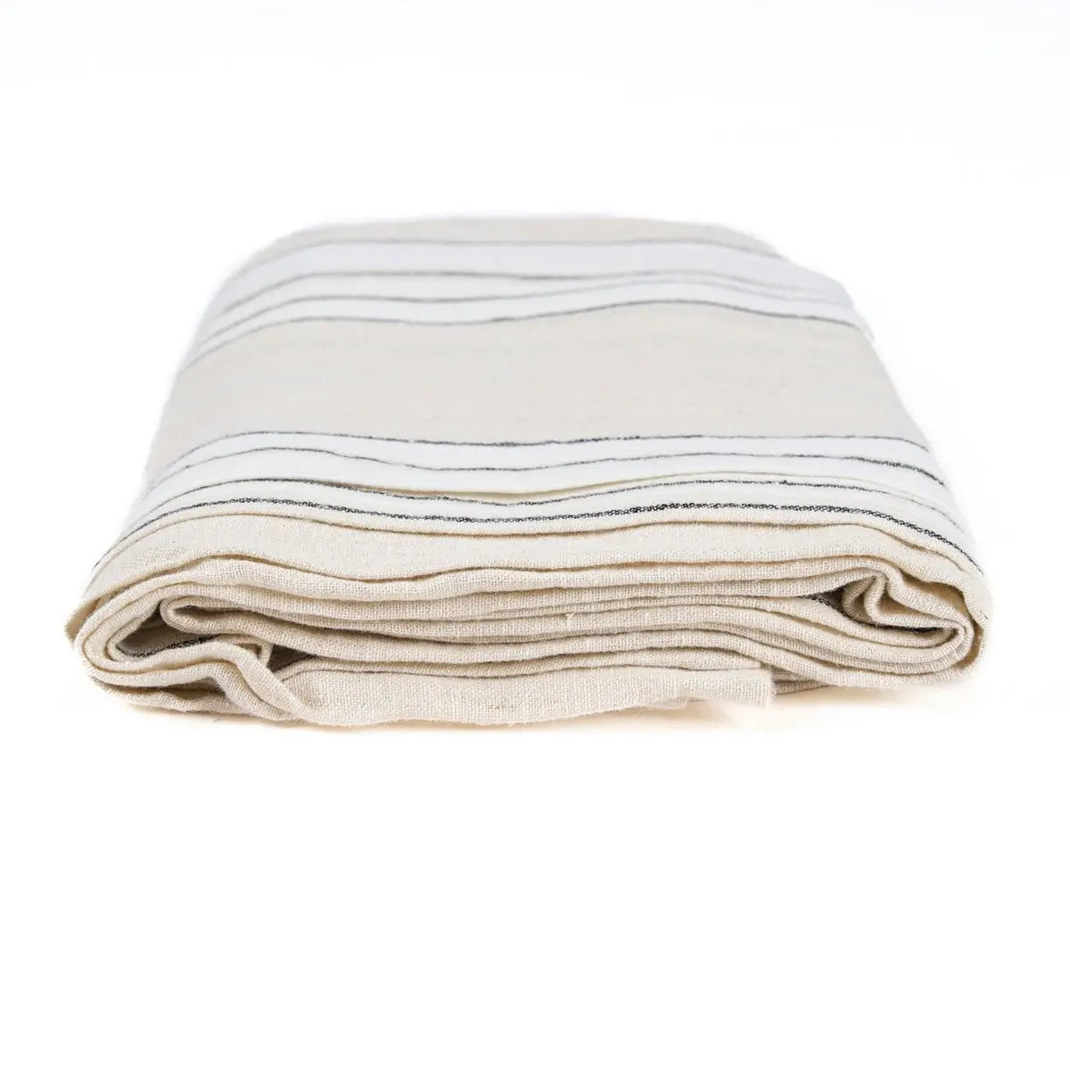 La Nappe Provence - Naturel Noir Blanc - 150x250 Bazar Bizar Living