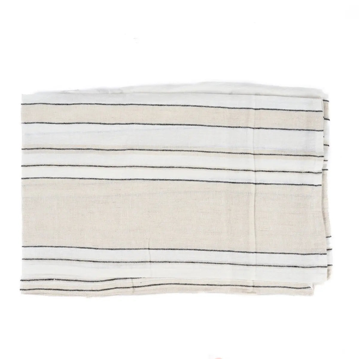 La Nappe Provence - Naturel Noir Blanc - 150x250 Bazar Bizar Living