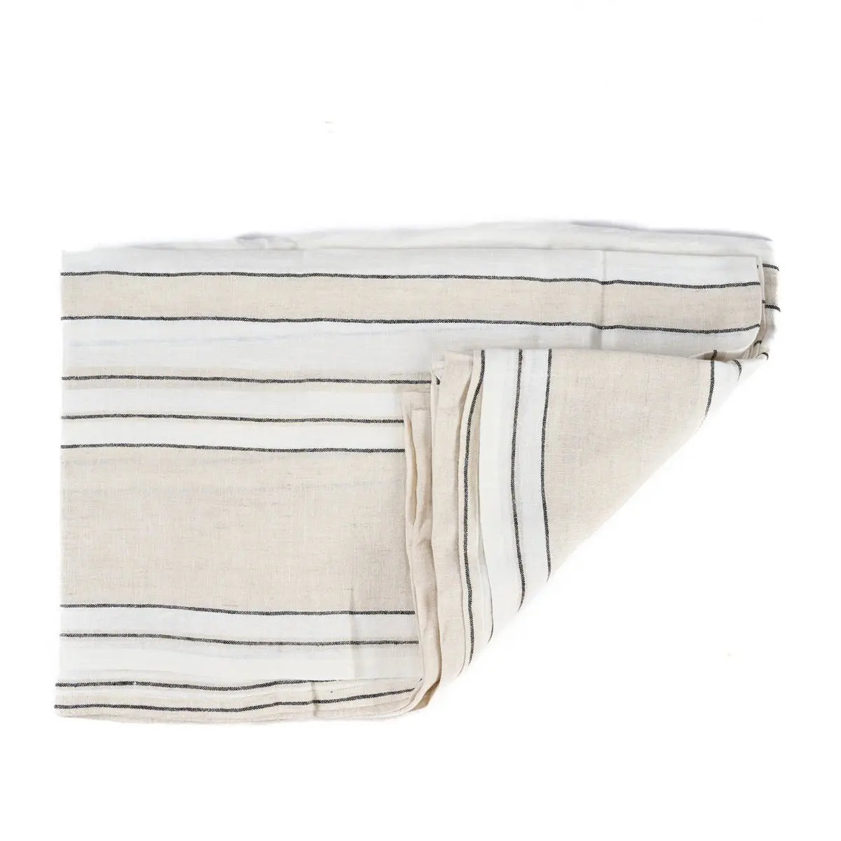 La Nappe Provence - Naturel Noir Blanc - 150x300 Bazar Bizar Living