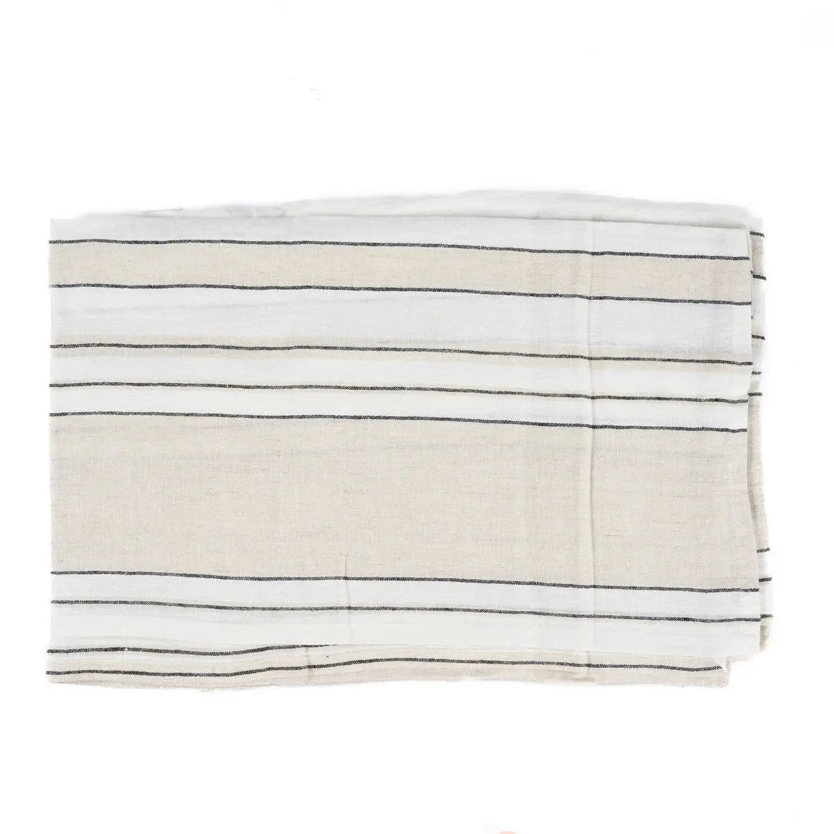 La Nappe Provence - Naturel Noir Blanc - 150x300 Bazar Bizar Living