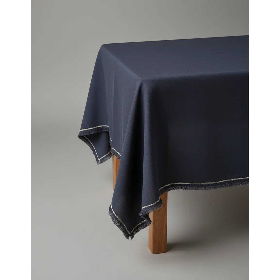 La Nappe Toscane - Noir Naturel - 150x250 Bazar Bizar Living