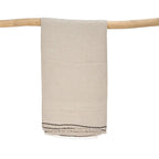 La Nappe Toscane - Noir Naturel - 150x250 Bazar Bizar Living