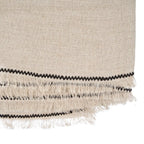 La Nappe Toscane - Noir Naturel - 150x250 Bazar Bizar Living