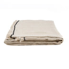 La Nappe Toscane - Noir Naturel - 150x300 Bazar Bizar Living