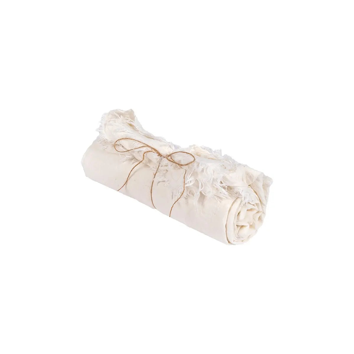 La Nappe en Lin - Blanc - 150x150 Bazar Bizar Living