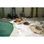 La Nappe en Lin - Blanc - 150x150 Bazar Bizar Living