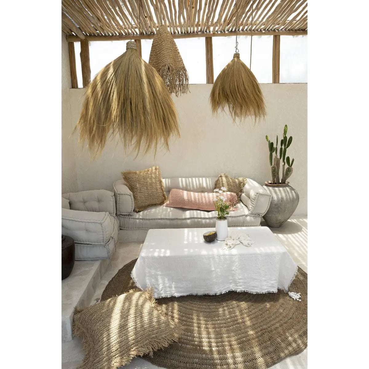 La Nappe en Lin - Blanc - 150x200 Bazar Bizar Living