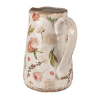 La décoration peut être 21x15x23 cm Puche florale en céramique rose beige Clayre & Eef.