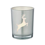 Lanterne Loki droite (hauteur 13 cm) en gris EDZARD-SHOP.com