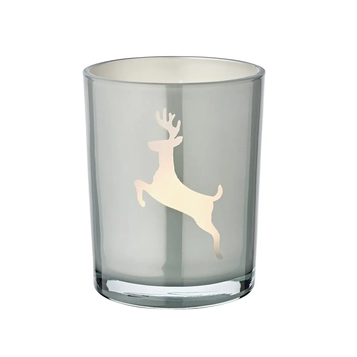 Lanterne Loki gauche (hauteur 13 cm) en gris EDZARD-SHOP.com