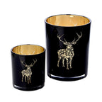 Lanterne en verre Fancy noir H 13 cm EDZARD-SHOP.com