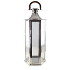 Lanterne en verre grand modèle 33x28x80cm AULICA