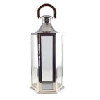 Lanterne en verre petit modèle 33x28x70cm AULICA