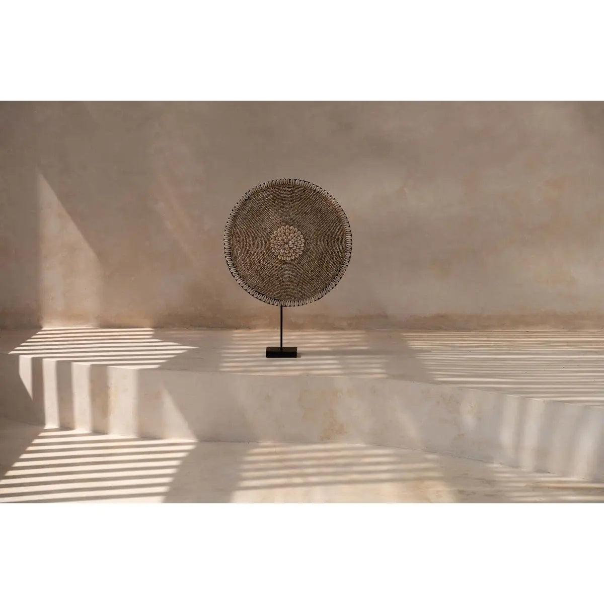 Le Coquillage Guadeloupe sur Pied - Blanc Naturel Bazar Bizar Living