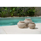Le Vase Belly - Béton Naturel - M Bazar Bizar Living