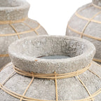 Le Vase Belly - Béton Naturel - M Bazar Bizar Living