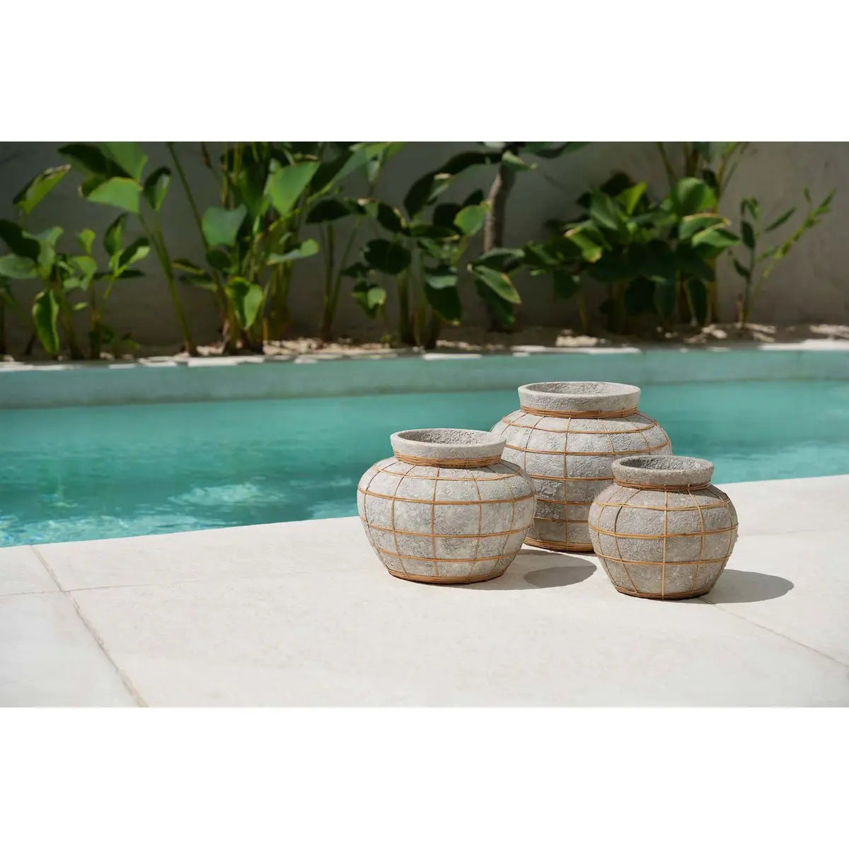 Le Vase Belly - Béton Naturel - S Bazar Bizar Living