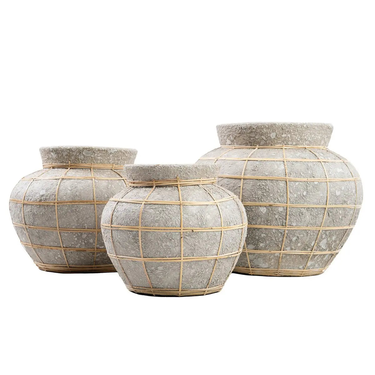 Le Vase Belly - Béton Naturel - S Bazar Bizar Living