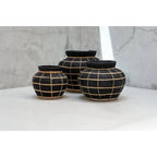 Le Vase Belly - Noir Naturel - S Bazar Bizar Living