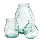 Le Vase Long Origami - Bleu Bazar Bizar Living