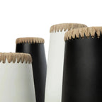 Le Vase Sneaky - Noir Naturel - L Bazar Bizar Living