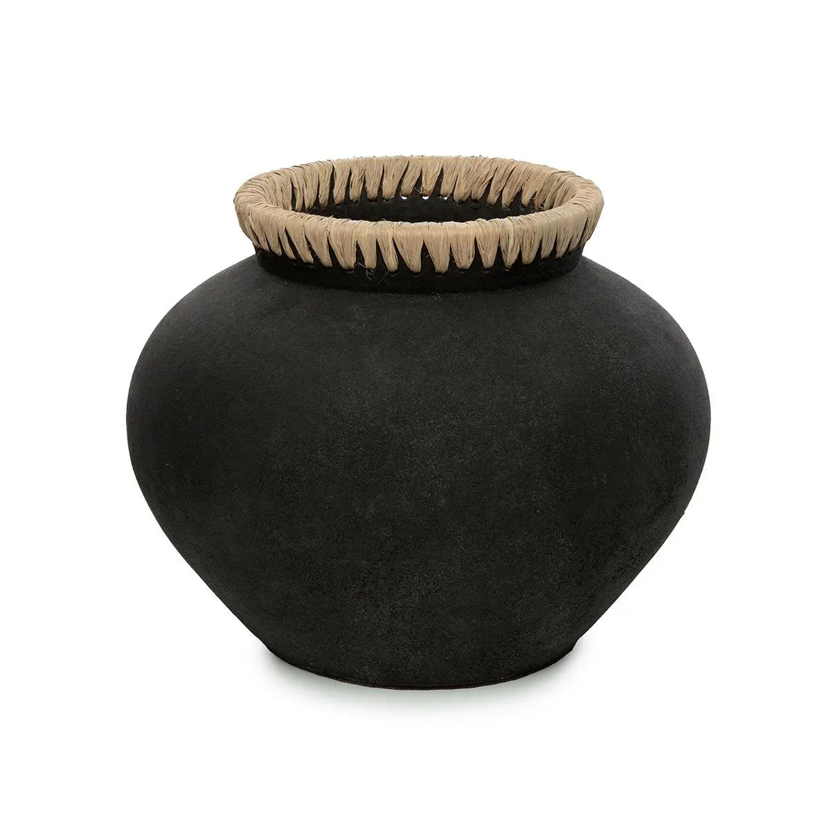 Le Vase Styly - Noir Naturel - L Bazar Bizar Living