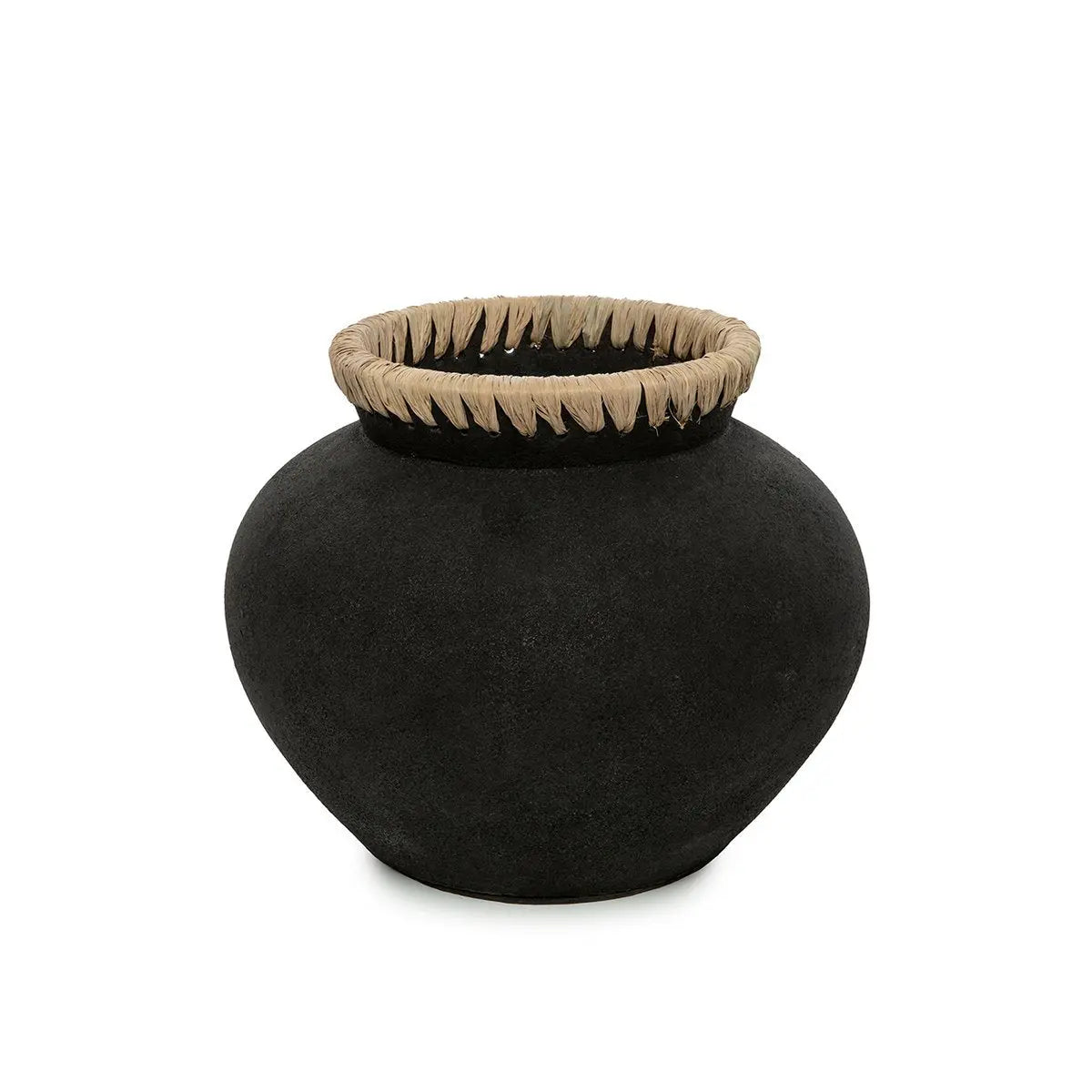 Le Vase Styly - Noir Naturel - M Bazar Bizar Living