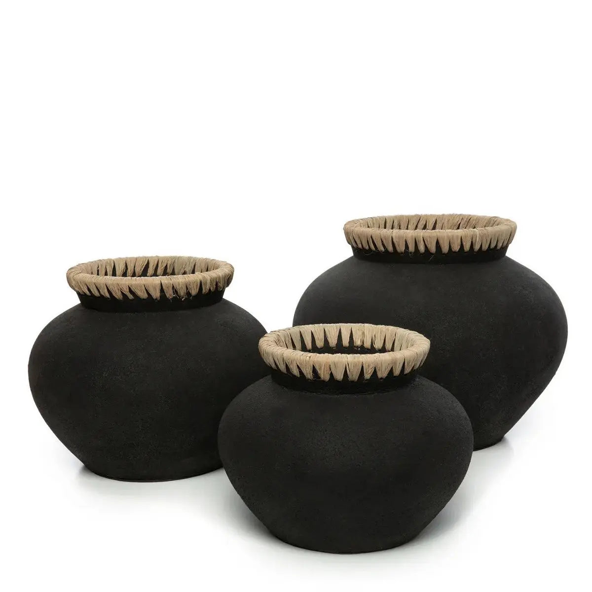 Le Vase Styly - Noir Naturel - M Bazar Bizar Living