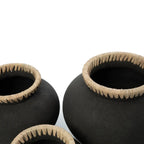 Le Vase Styly - Noir Naturel - M Bazar Bizar Living
