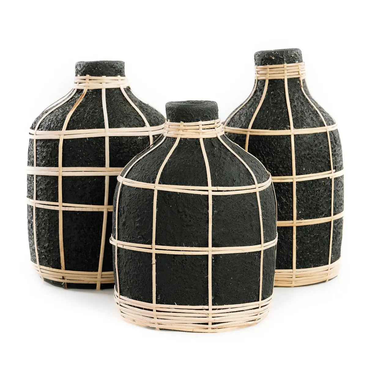 Le Vase Whoopy - Noir Naturel - L Bazar Bizar Living