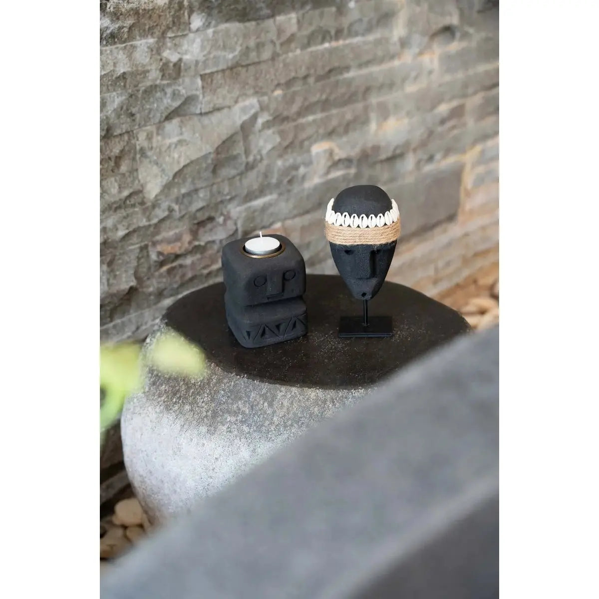 Le bougeoir Sumba Stone %2326 Bazar Bizar Living
