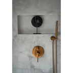 Le disque de marbre sur support - Noir - S Bazar Bizar Living