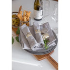 Lot de 4 ronds de serviette Flux Ø 4cm EDZARD-SHOP.com