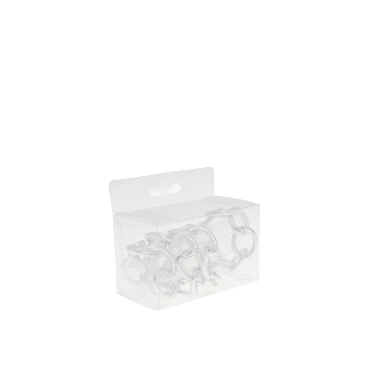 Lot de 4 ronds de serviette chaîne argent AULICA