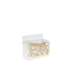 Lot de 4 ronds de serviette chaîne dorée AULICA