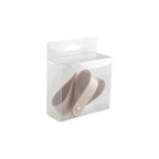 Lot de 4 ronds de serviette en simili cuir AULICA