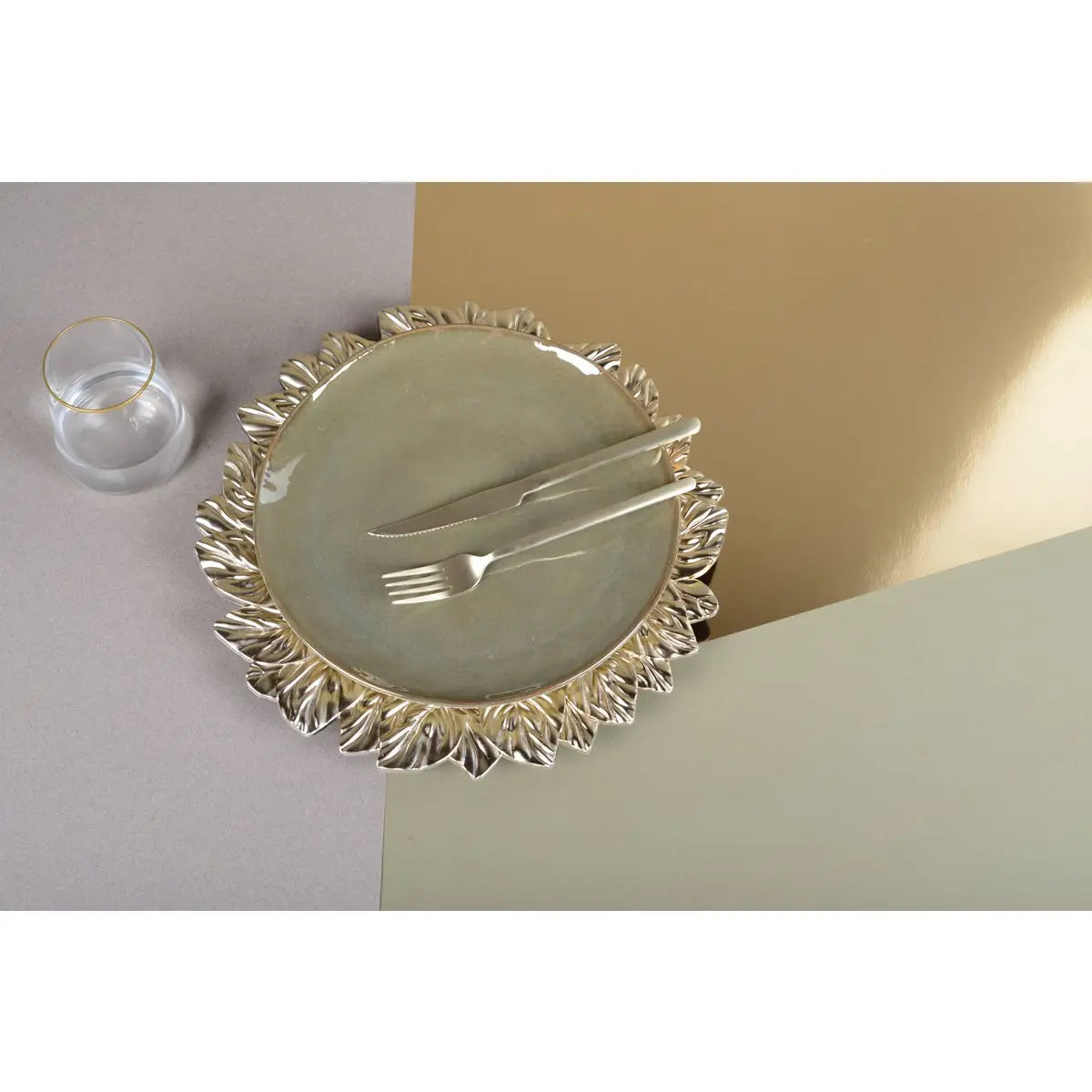 Ménagère 24 pièces argent mat AULICA
