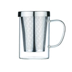 Mug 400ml avec couvercle et filtre en inox AULICA