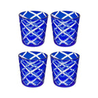 Mug Dio bleu rubis rouge set de 4 H 8 cm EDZARD-SHOP.com