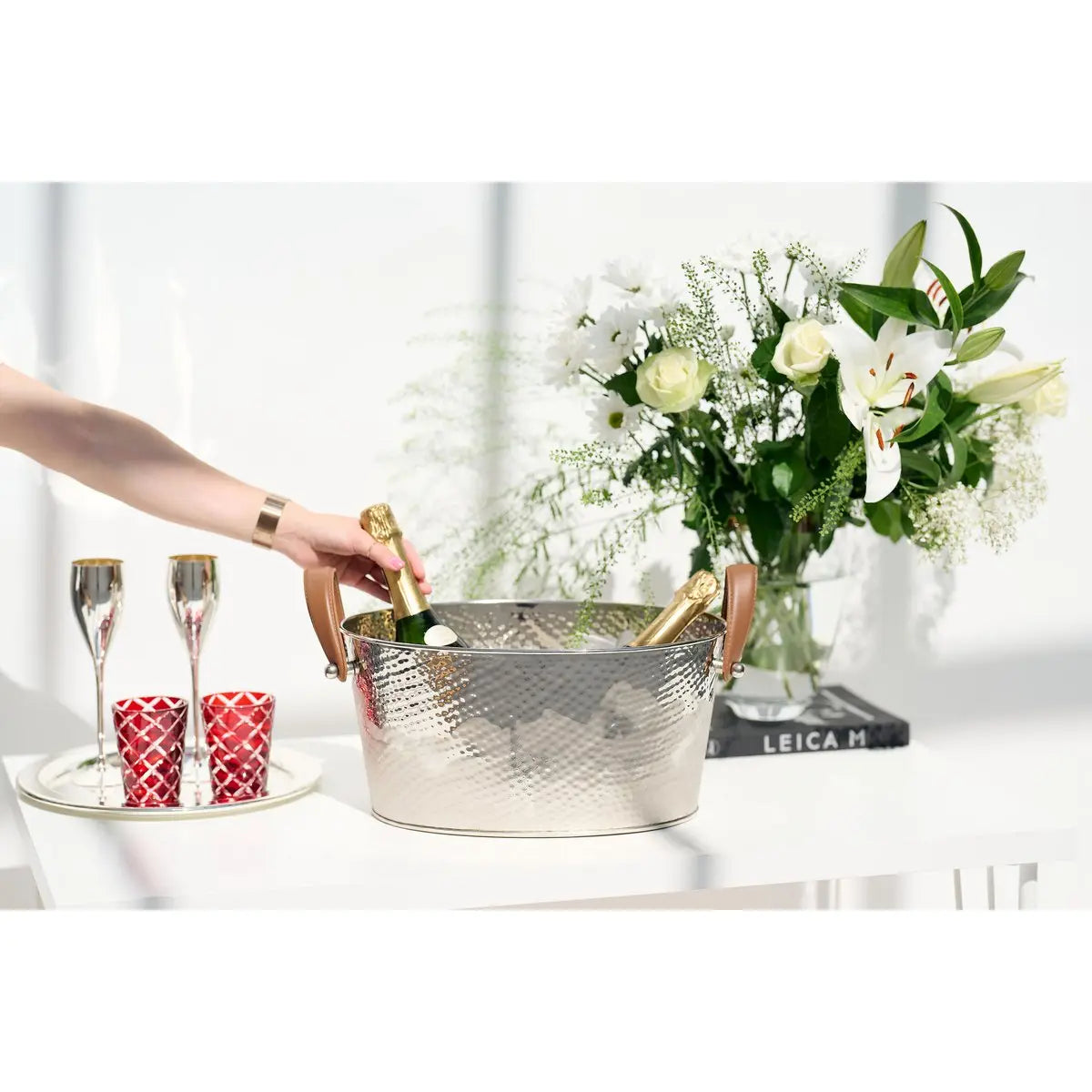 Mug Dio bleu rubis rouge set de 4 H 8 cm EDZARD-SHOP.com