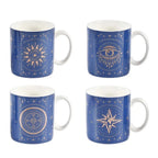 Mugs Astres - lot de 4 AULICA
