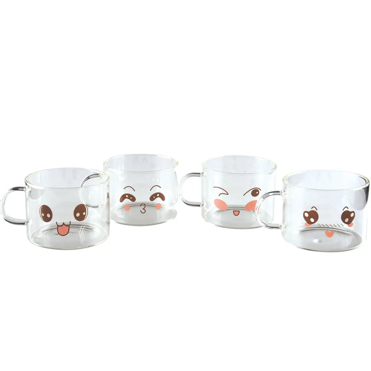 Mugs décors 500ml - lot de 4 AULICA