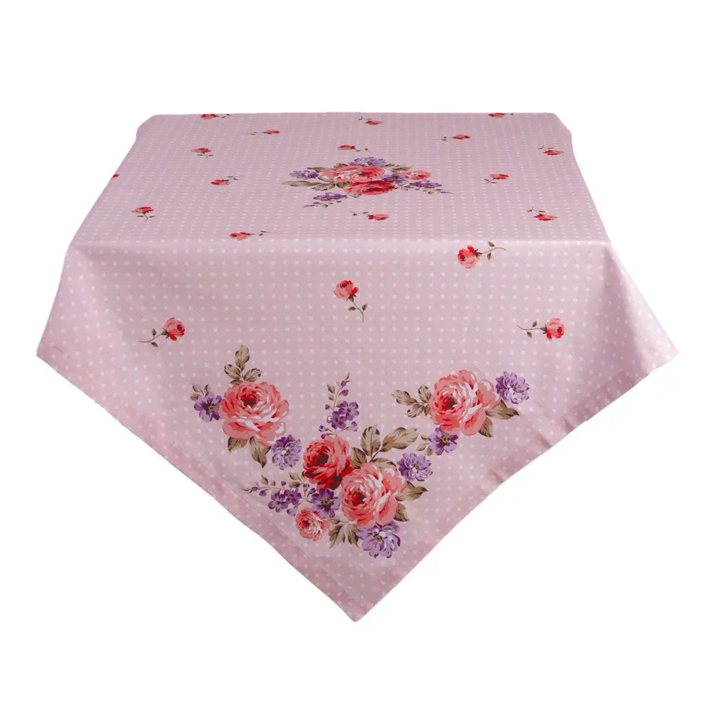 Nappe 130x180 cm nappe rose rose rose rose Clayre & Eef.