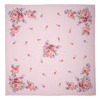 Nappe de 100x100 cm Coton Rose Rose Rose Rose Clayre & Eef.