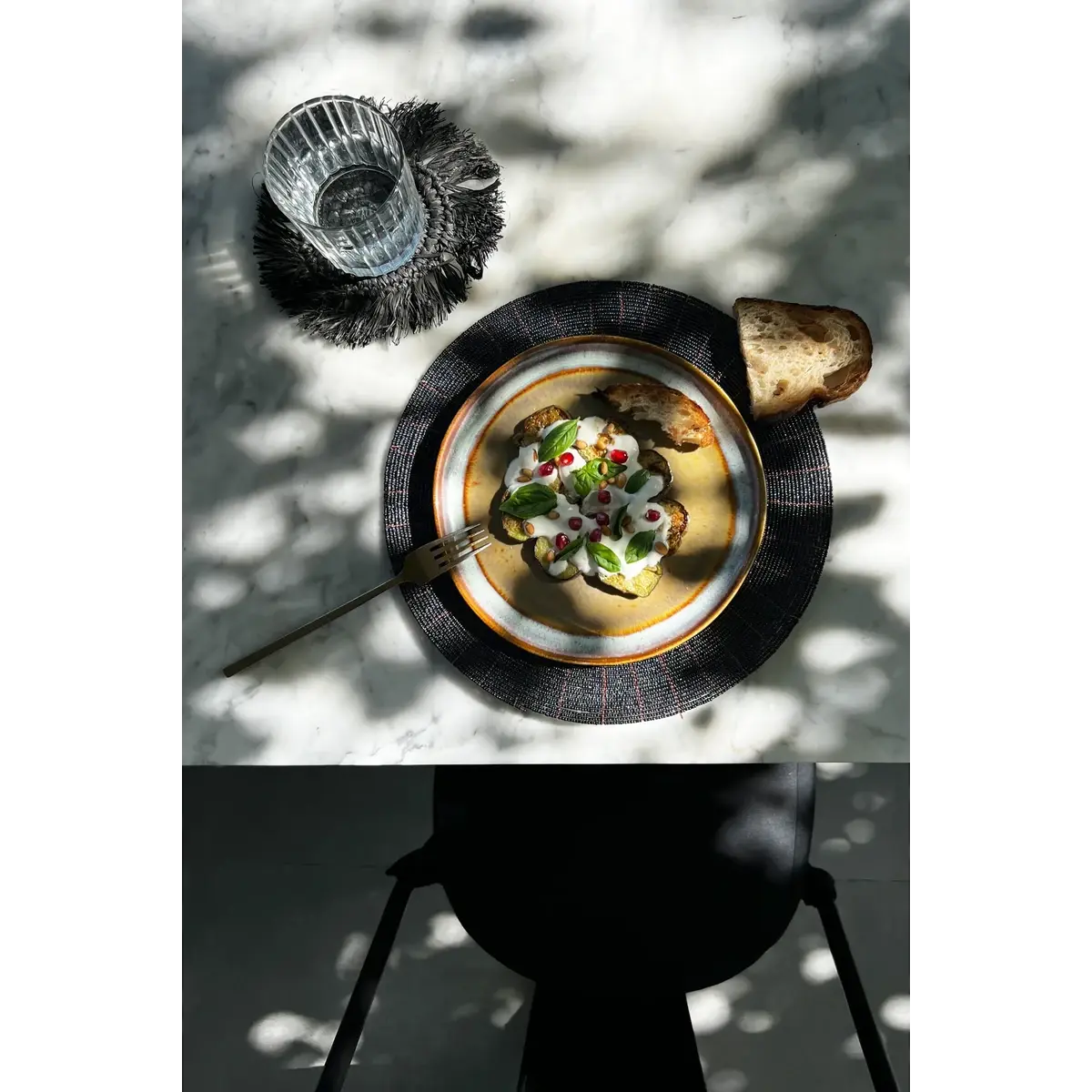 Napperon Perlé - Noir Bazar Bizar Living