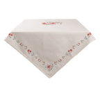 Nappes 100x100 cm Roses de coton beige nappe Clayre & Eef.