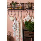 Nappes 100x100 cm Roses de coton beige nappe Clayre & Eef.