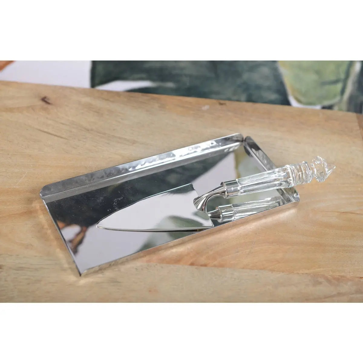 Pelle à tarte manche en cristal AULICA