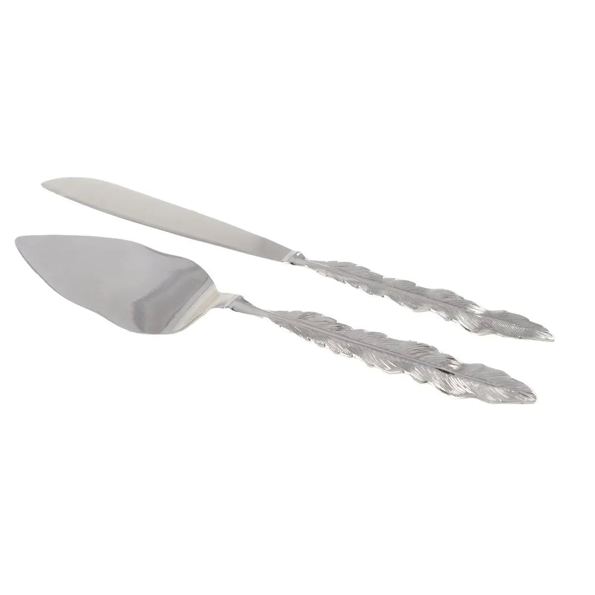 Pelle et couteau à tarte argent AULICA