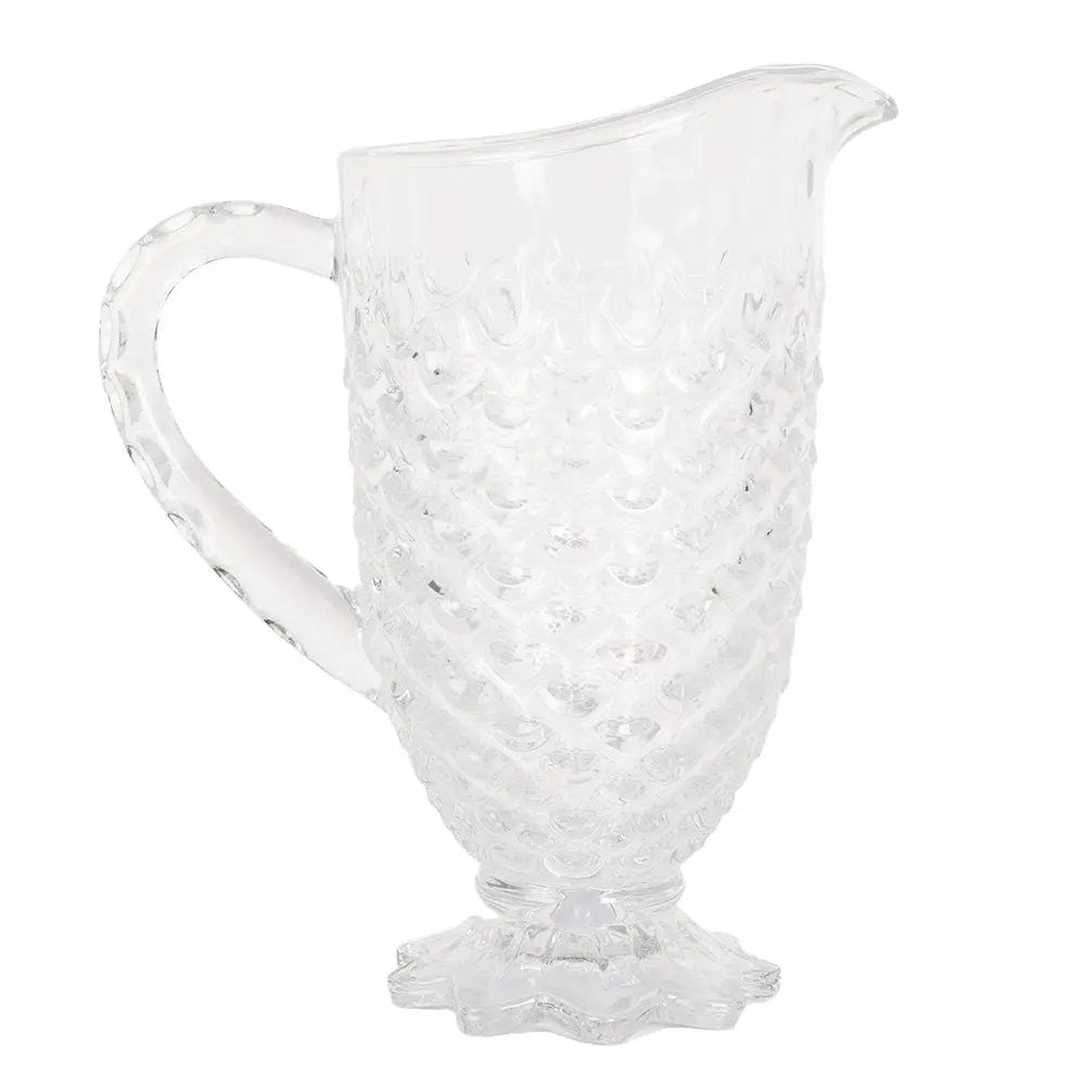 Pichet décoratif Transparent, Verre 20x13x24 cm / 1100 ml Clayre & Eef.